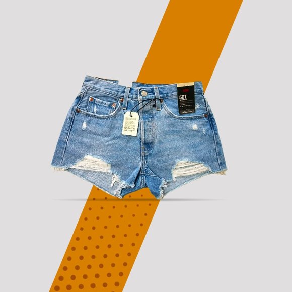 Levi's Pants - 501® HIGH RISE WOMEN'S SHORTS | Color Light Wash |Size 27W